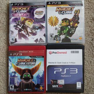 Ratchet & Clank Playstation PS3 Collection, Nexus, Crack In Time, Destruction